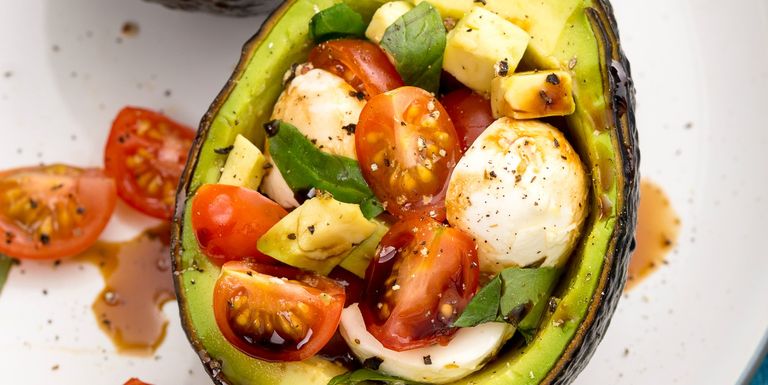 Caprese Stuffed Avocados